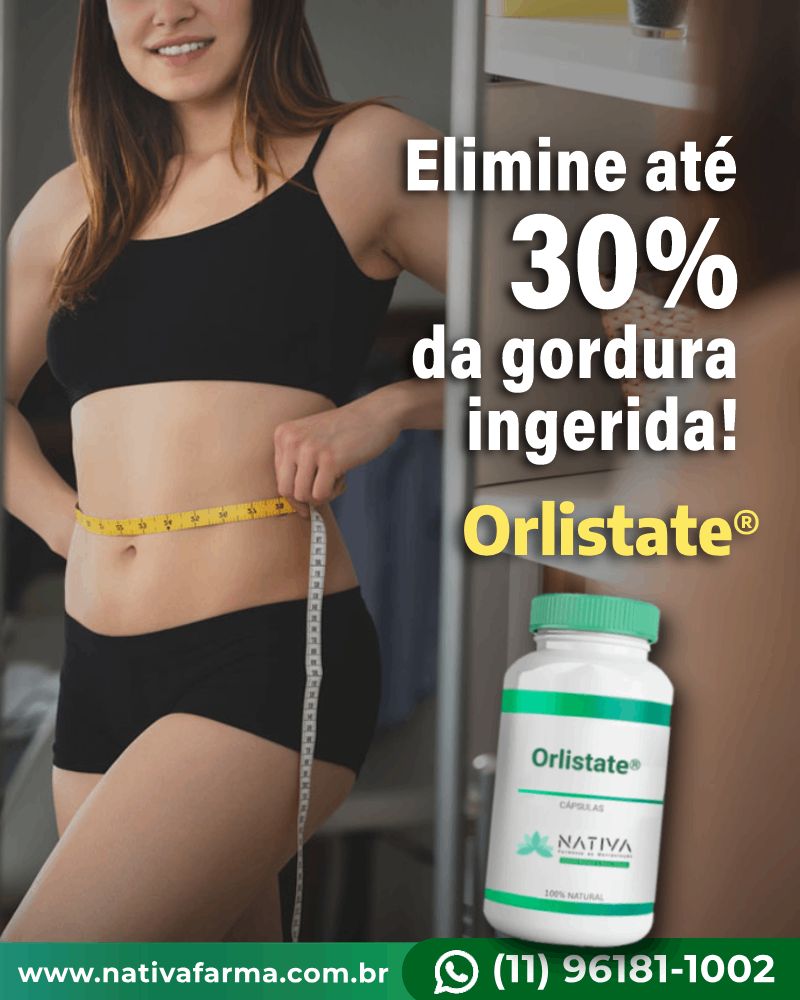 Orlistate elimina 30% de gordura ingerida